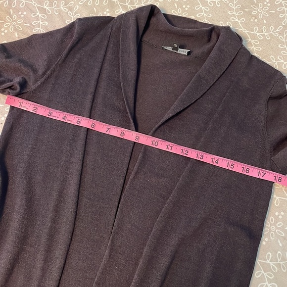 Eileen Fisher system twinset plum purple beaded cami with cardigan set XS - Picture 12 of 14